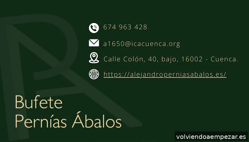 Bufete Pernías Ábalos | Abogado y Mediador civil en Cuenca